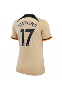 Chelsea Raheem Sterling #17 Voetbaltruitje 3e tenue Dames 2022-23 Korte Mouw
